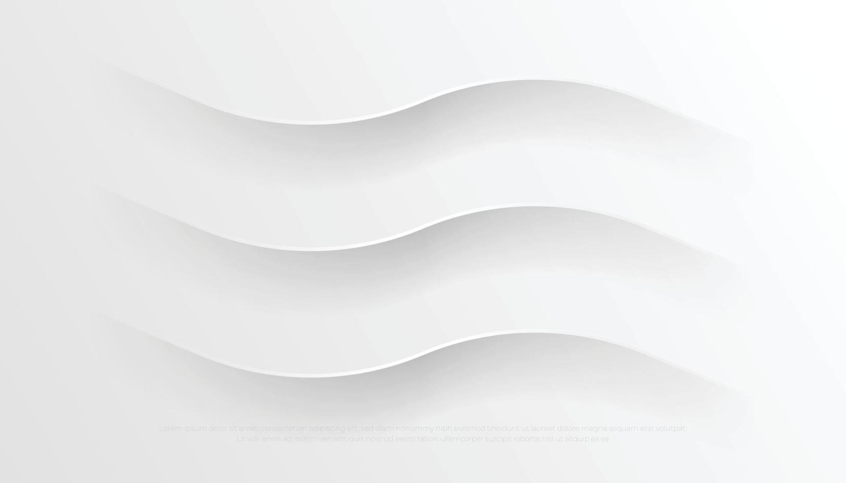 fondo moderno abstracto blanco gris con líneas plateadas claras. Ilustración de vector de diseño geométrico futurista creativo
