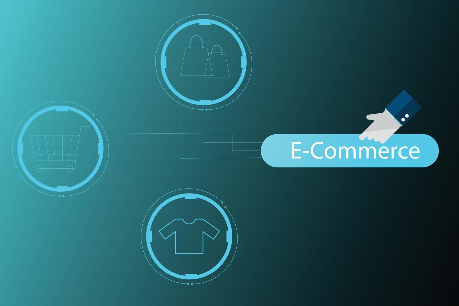 online shopping vector illustration