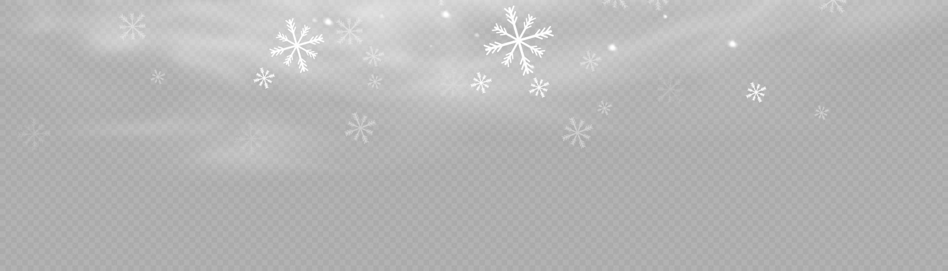 nieve y viento. elemento decorativo degradado blanco.ilustración vectorial. invierno y nieve con niebla. viento y niebla. vector