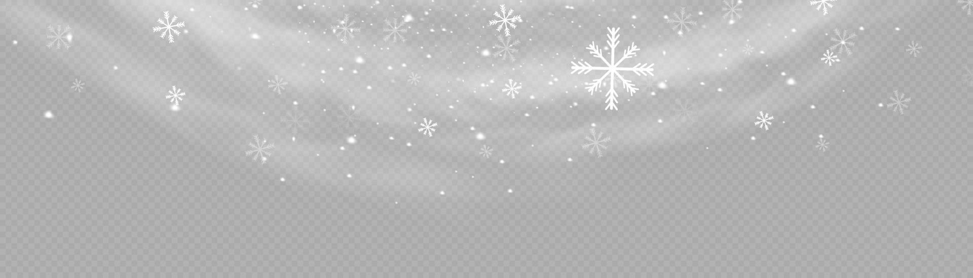 nieve y viento. elemento decorativo degradado blanco.ilustración vectorial. invierno y nieve con niebla. viento y niebla. vector