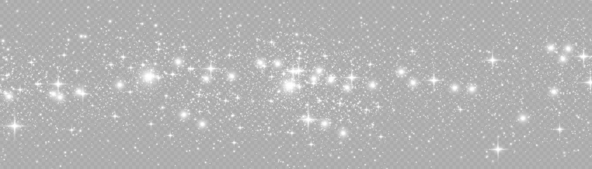 fondo aislado con efecto bokeh de luz. luces de bokeh brillantes abstractas de luz. fondo de navidad de polvo brillante. destello de destello de concepto de navidad. luz de polvo png blanco. vector