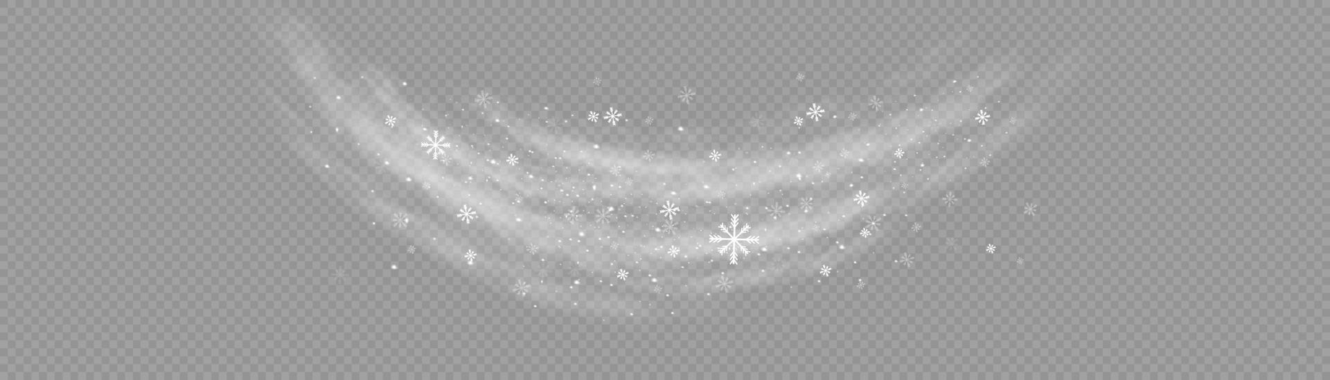 Snow and wind. White gradient decorative element.vector illustration. winter and snow with fog. Wind and fog. vector