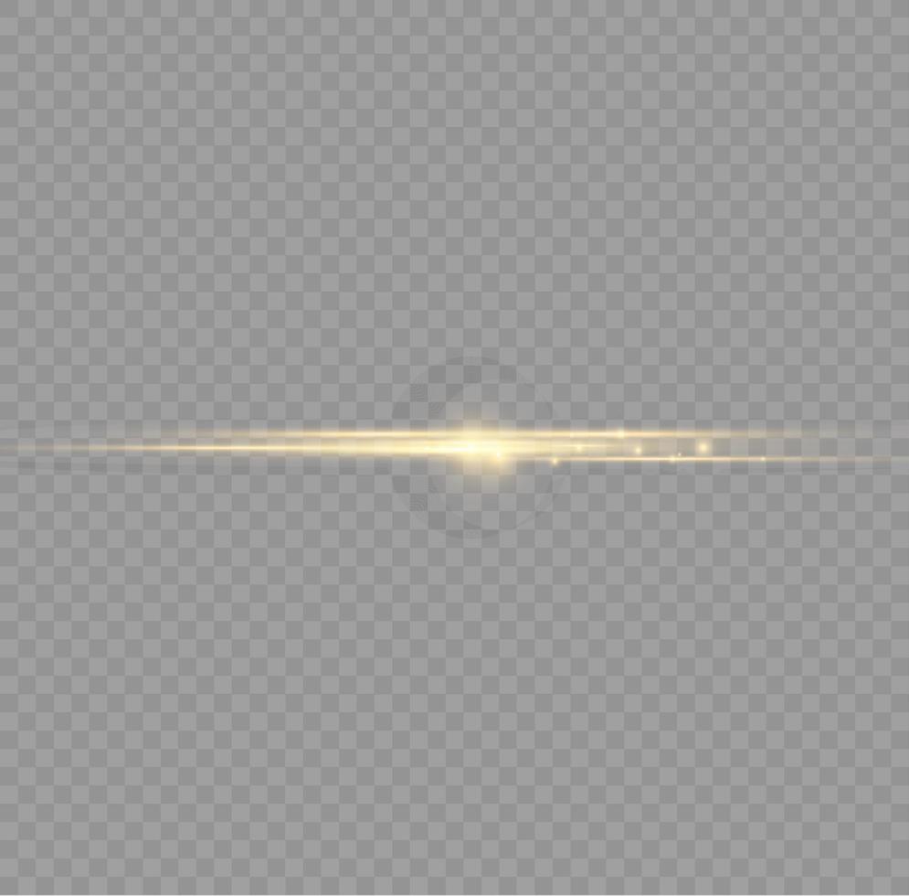 Shining star, sun particles and sparks with highlight effect, golden lights bokeh glitter and sequins. Golden light flare and sparkles set, vector. Effect glare, lines, white explosion. vector