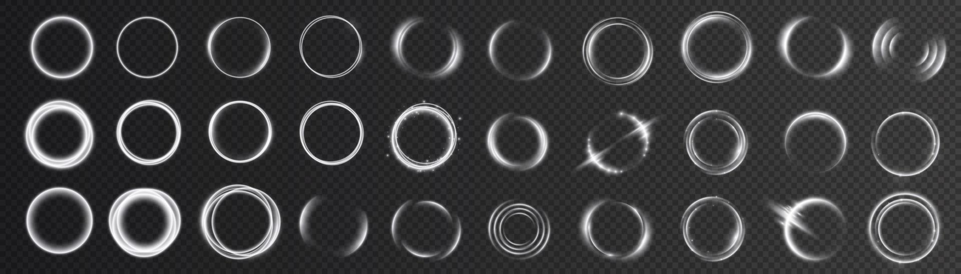 Light white Twirl. Curve light effect of white line. Abstract luxury white light vector flare semicircle and spark light effect. Luminous white circle. PNG Podium, platform, table.