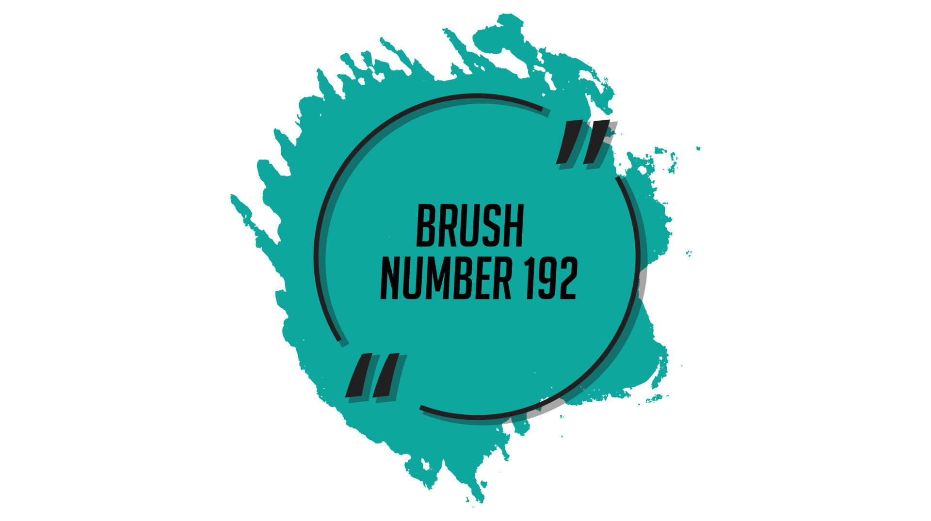 Blue color vector paint brush illustration background 15313064 Vector