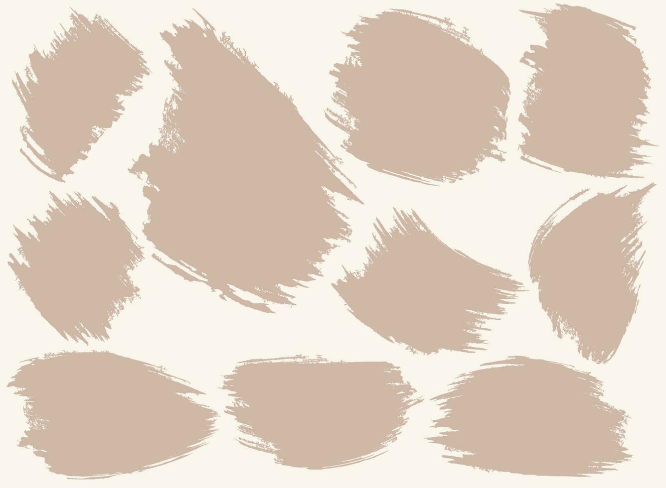 Vector wheat color paint brush illustration background big bundle