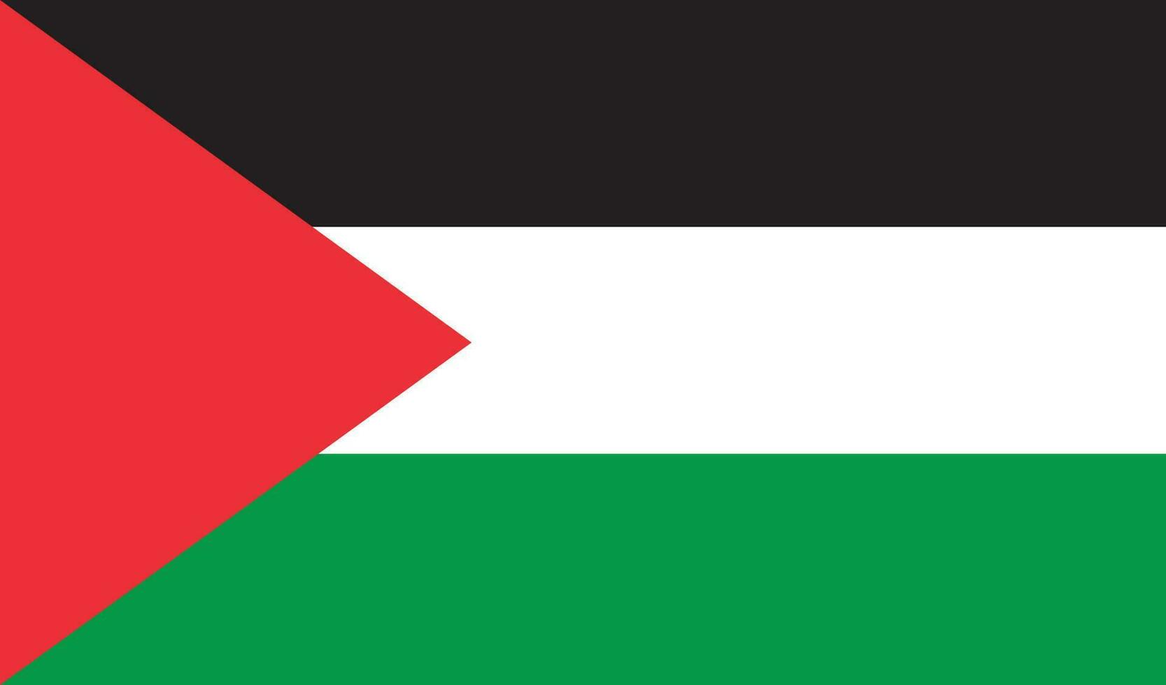Palestine flag design vector