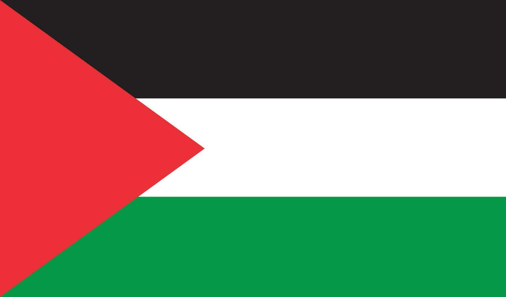 diseño de la bandera palestina vector