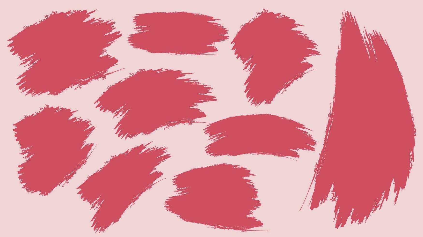 Abstract brush stroke bundle vector