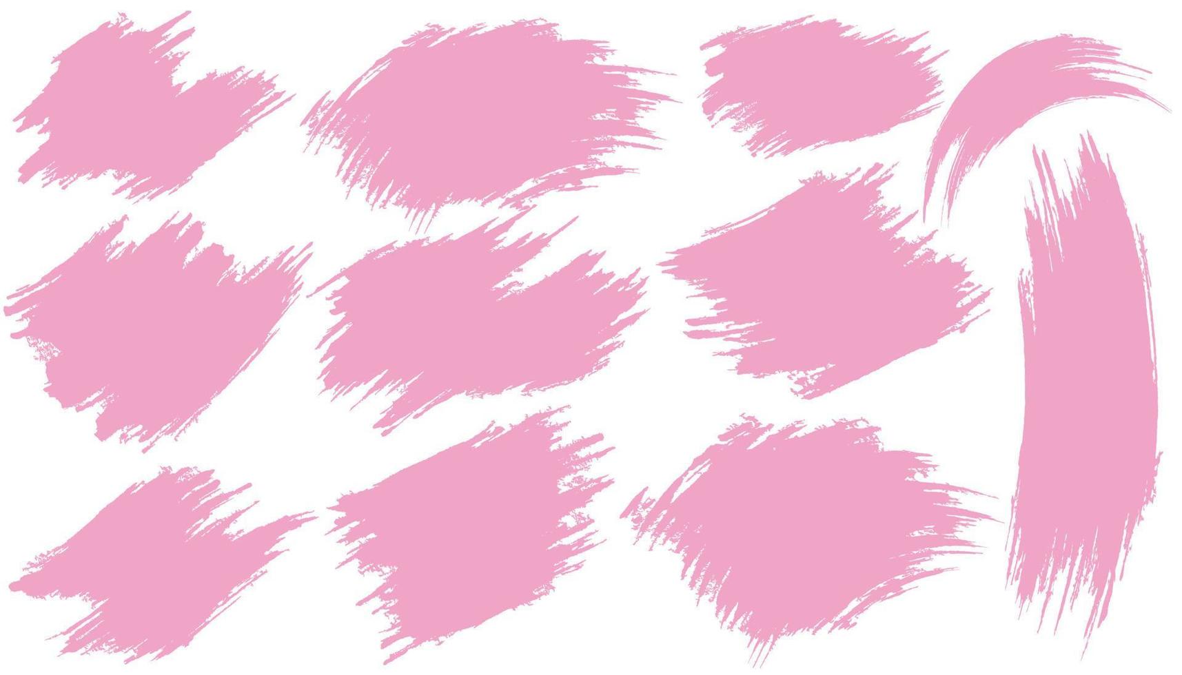 Grunge paint stripe vector brush stroke big set 15314051 Vector Art at Vecteezy