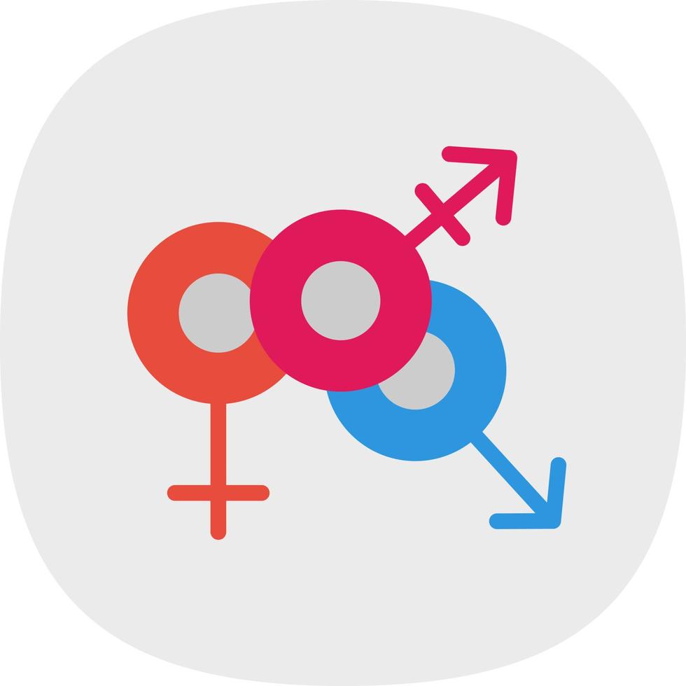 Transgender Alt Vector Icon Design