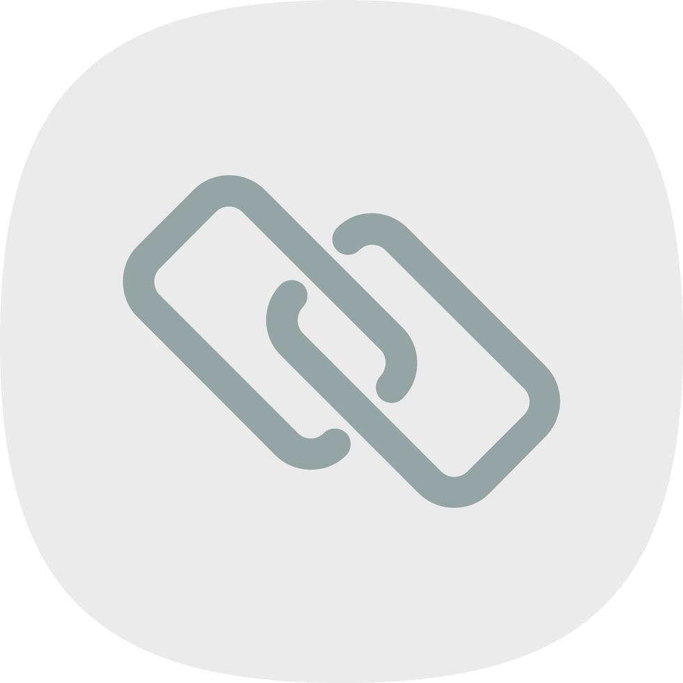 Unlink Vector Icon Design