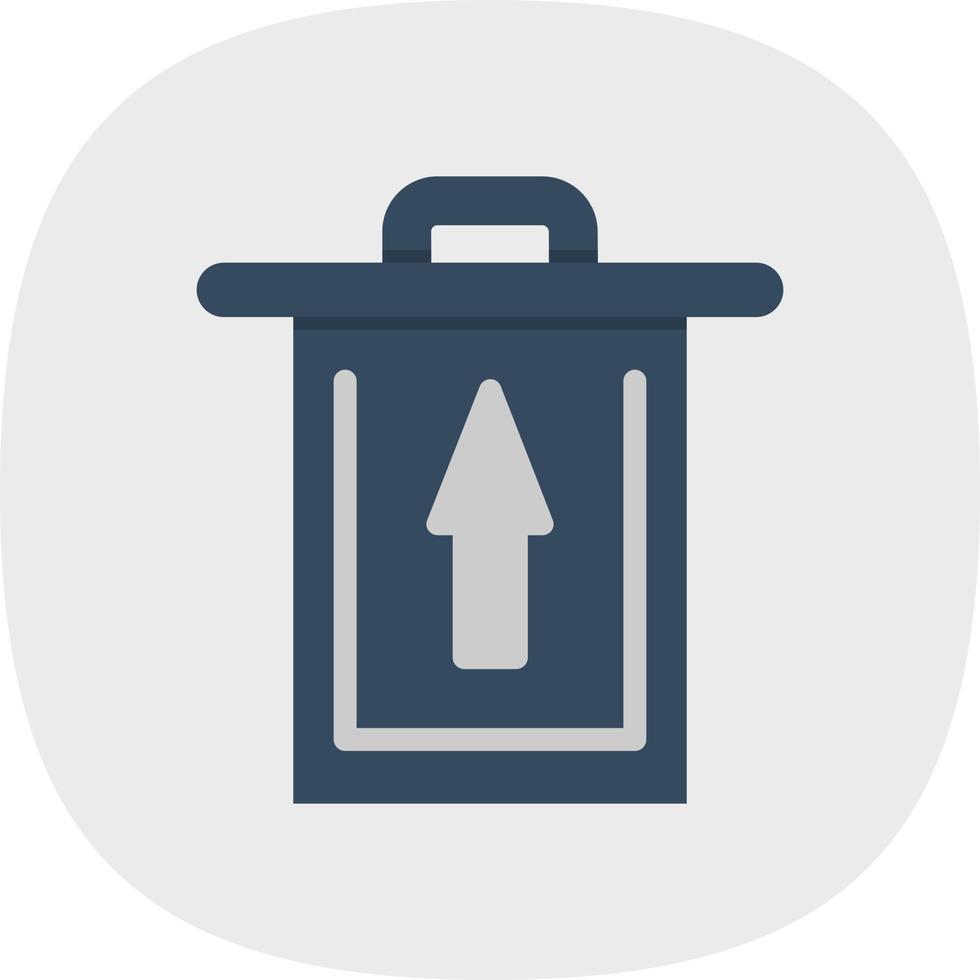 Trash Restore Vector Icon Design