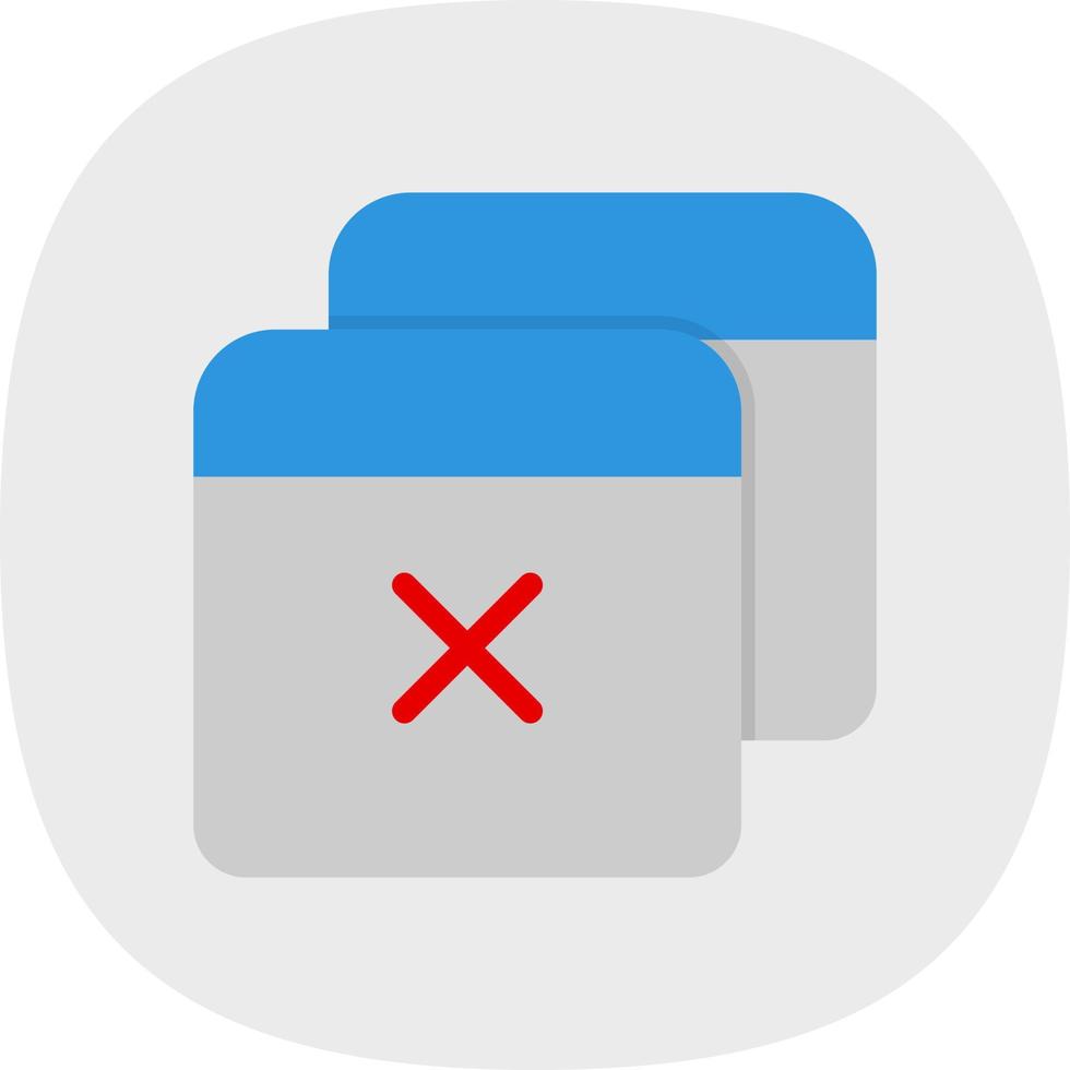 Window Close Vector Icon Design
