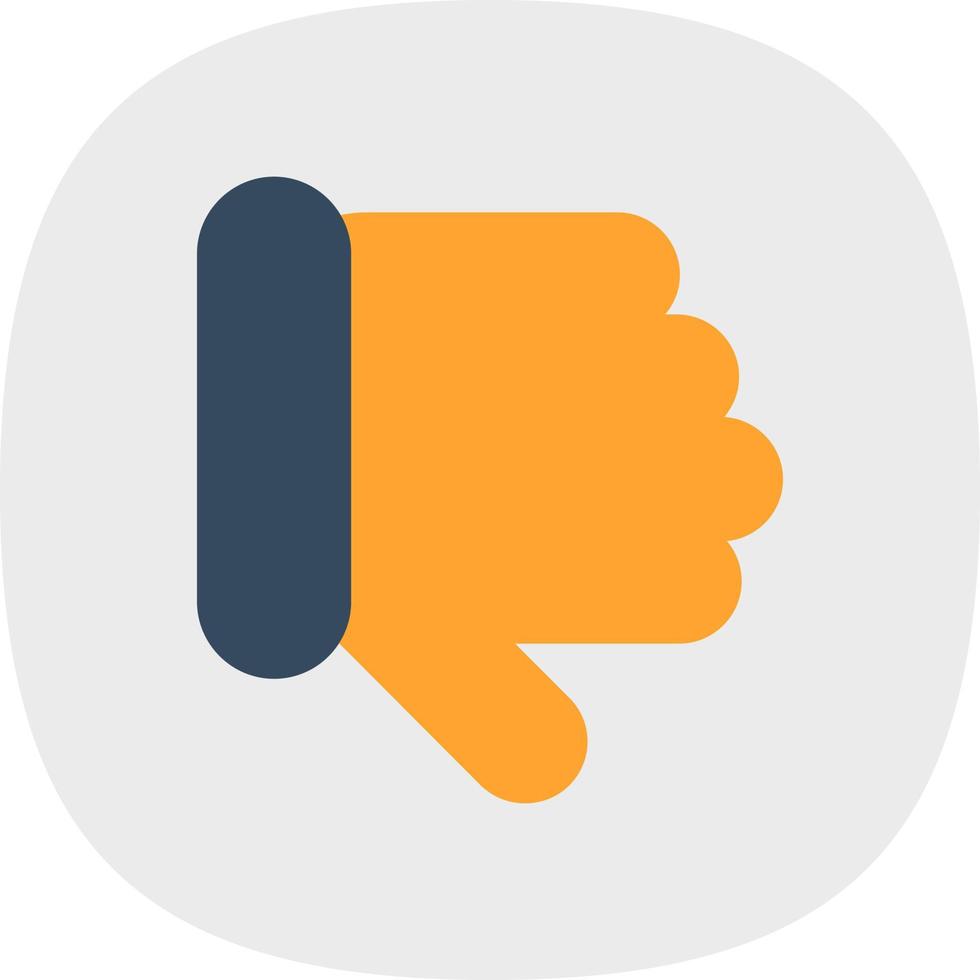 Thumbs Down Vector Icon Design