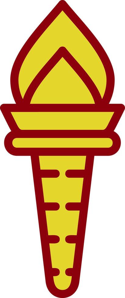 Torch Vector Icon Design