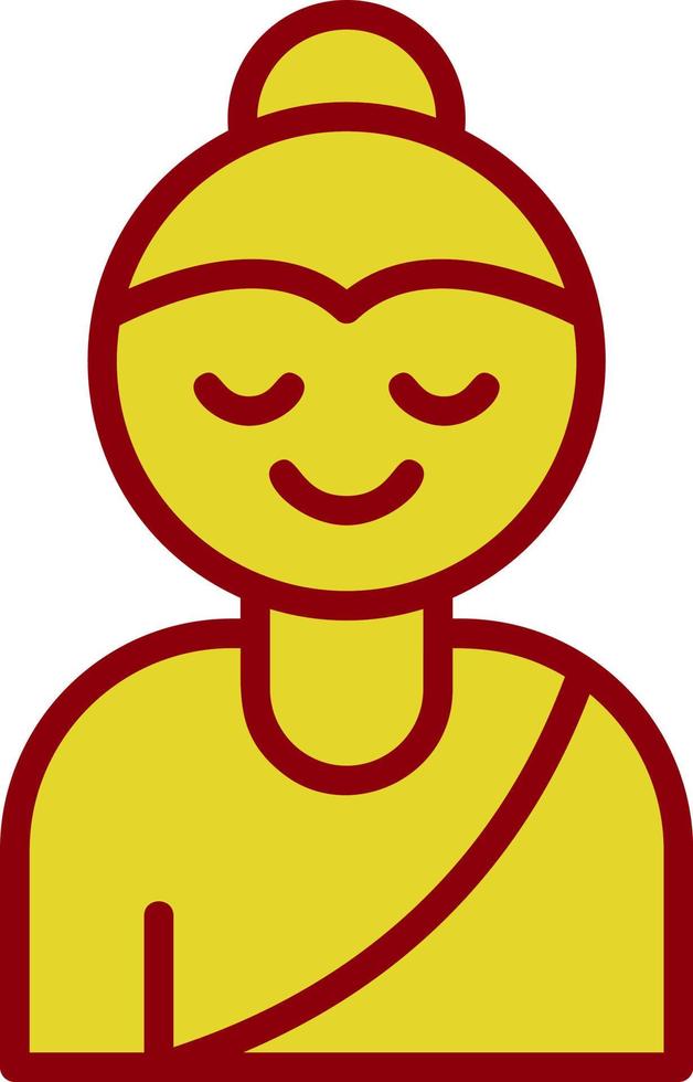 diseño de icono de vector de buda