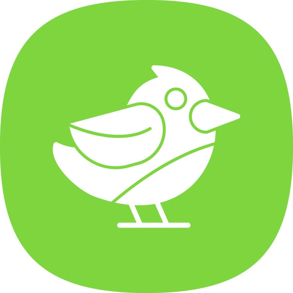 diseño de icono de vector de pájaro