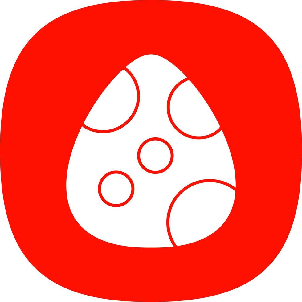 Dinosaur Egg Vector Icon Design