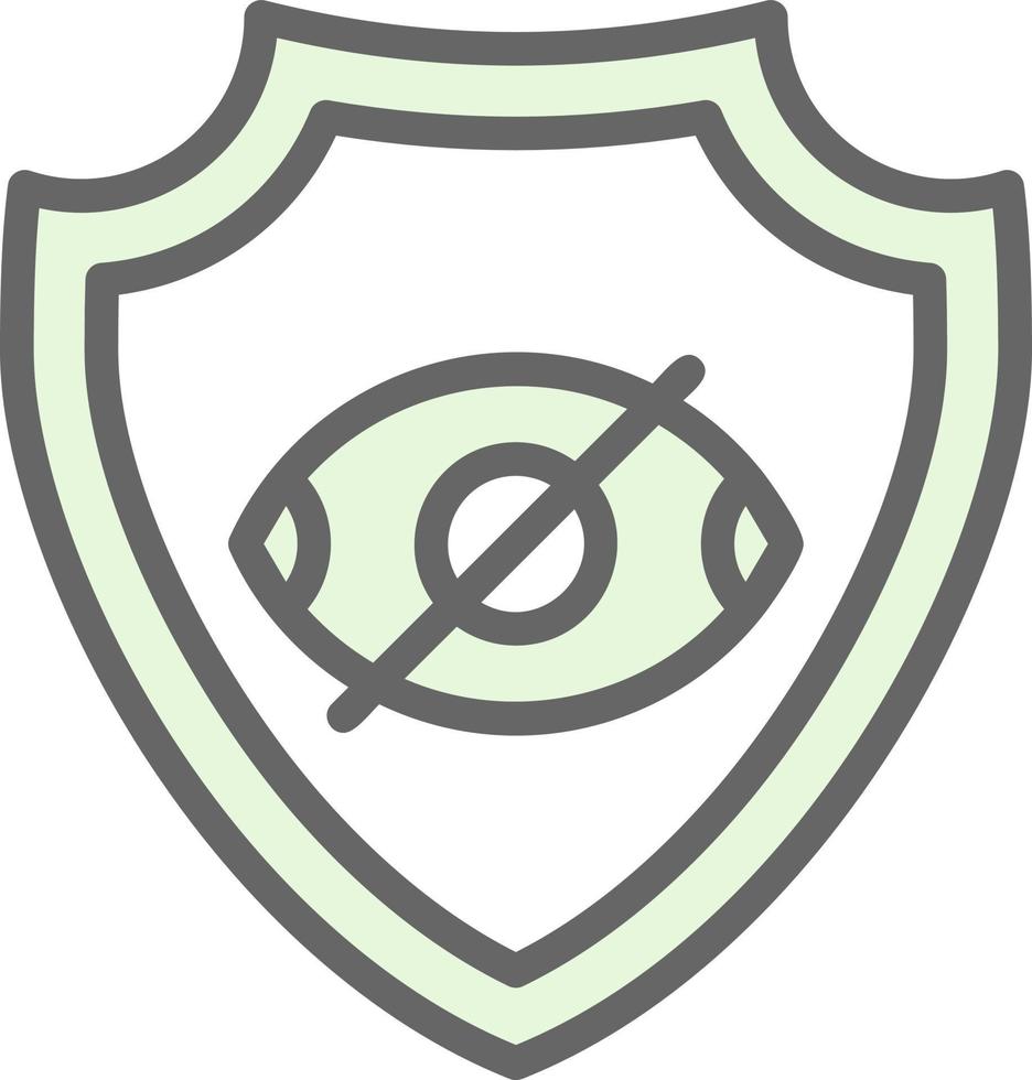 Privacy Vector Icon Design