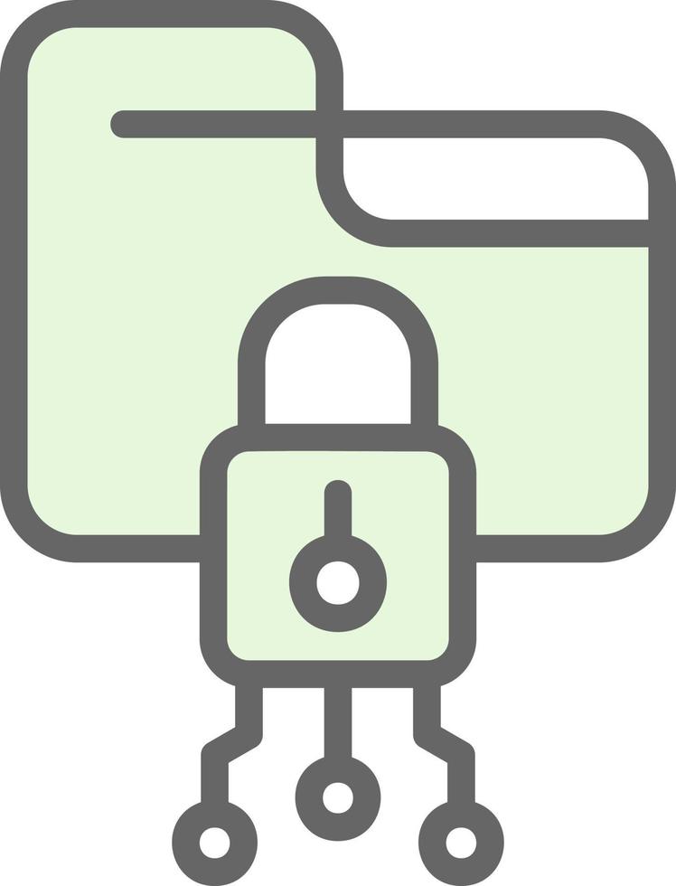 Data Encryption Vector Icon Design