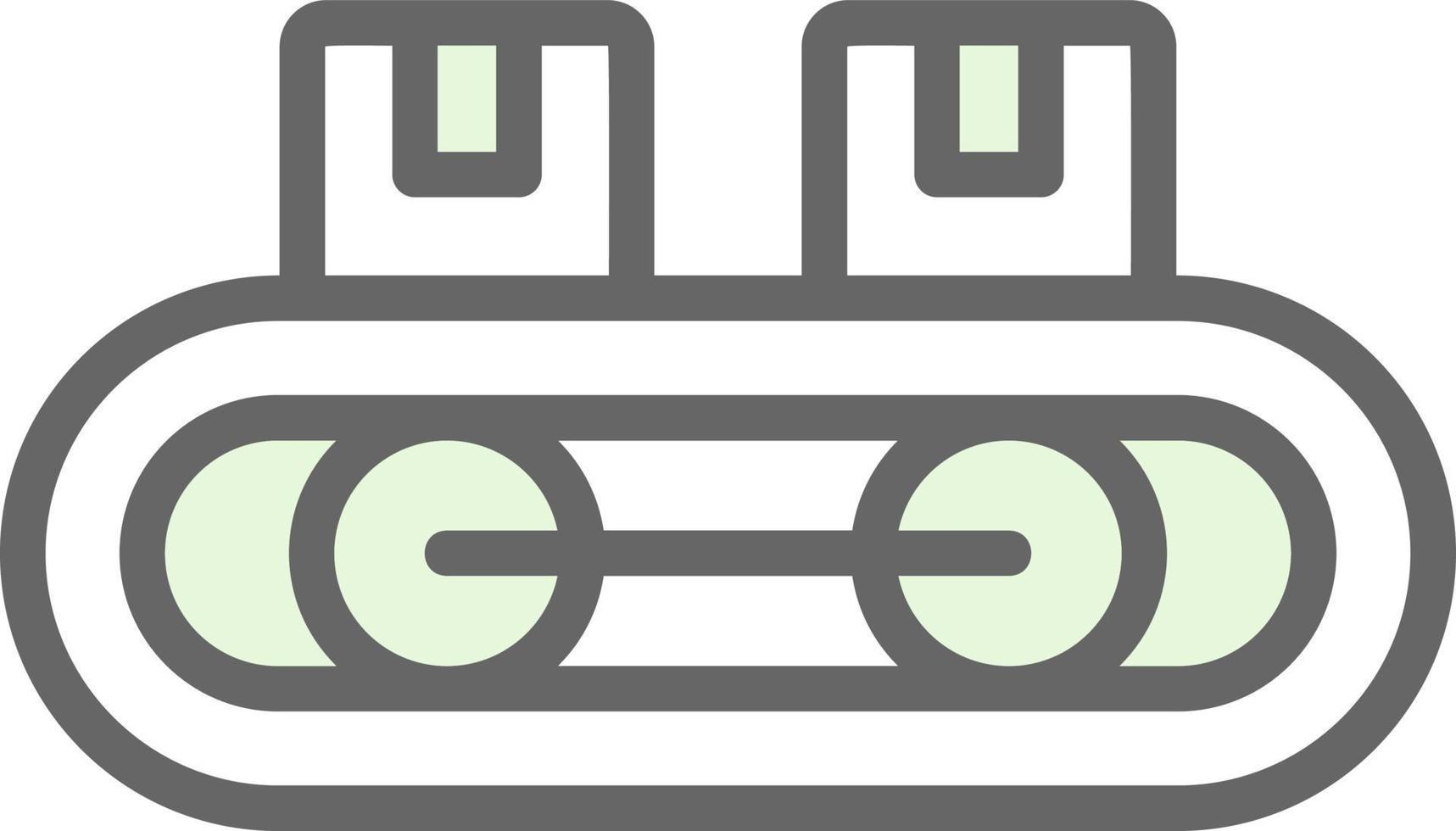 Conveyor Belt Vector Icon Design