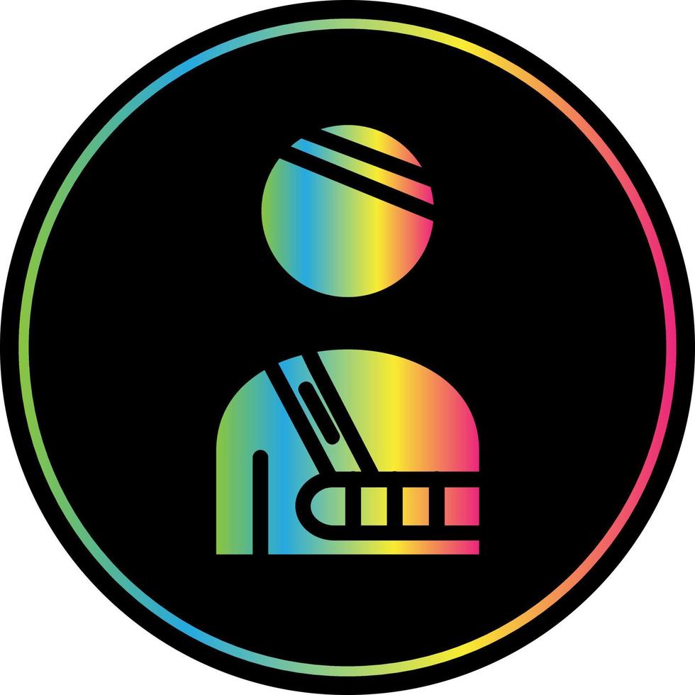 User Injured Vector Icon Design