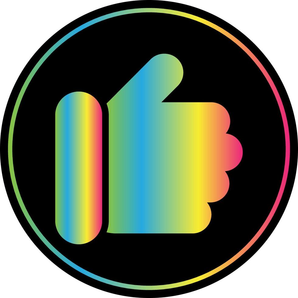 Thumbs Up Vector Icon Design