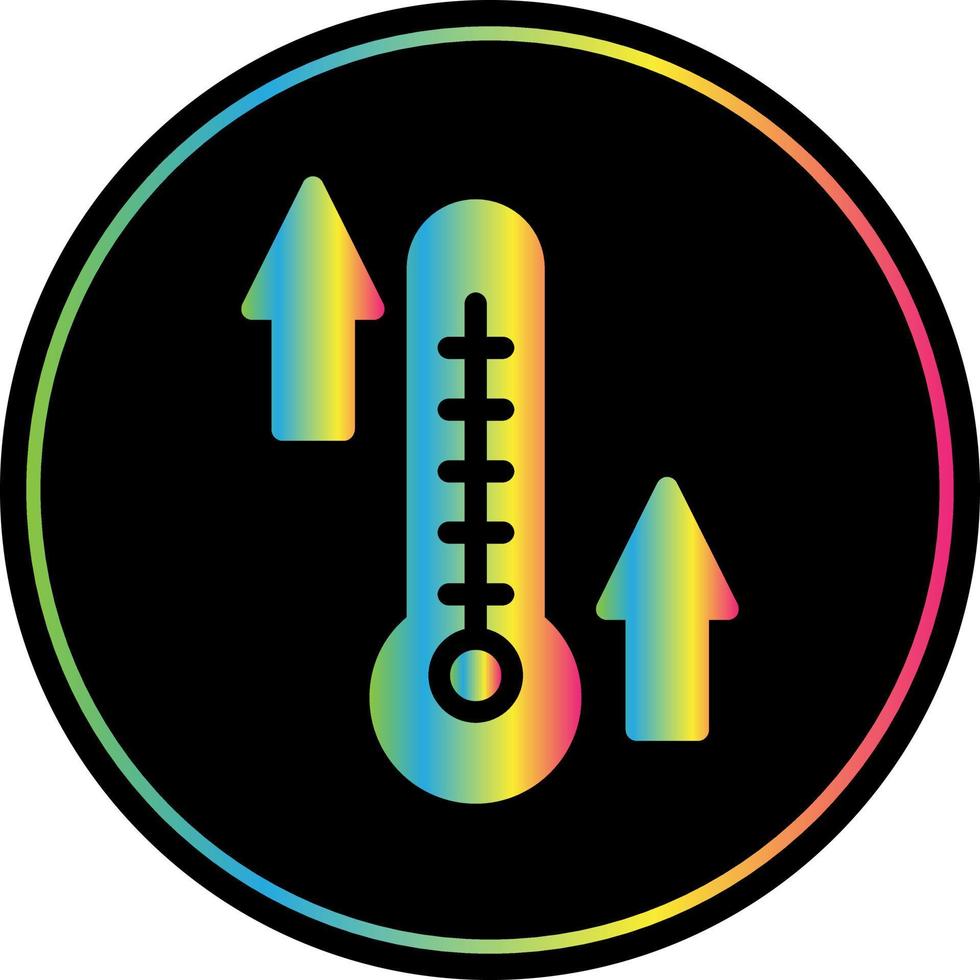 Temperature High Vector Icon Design