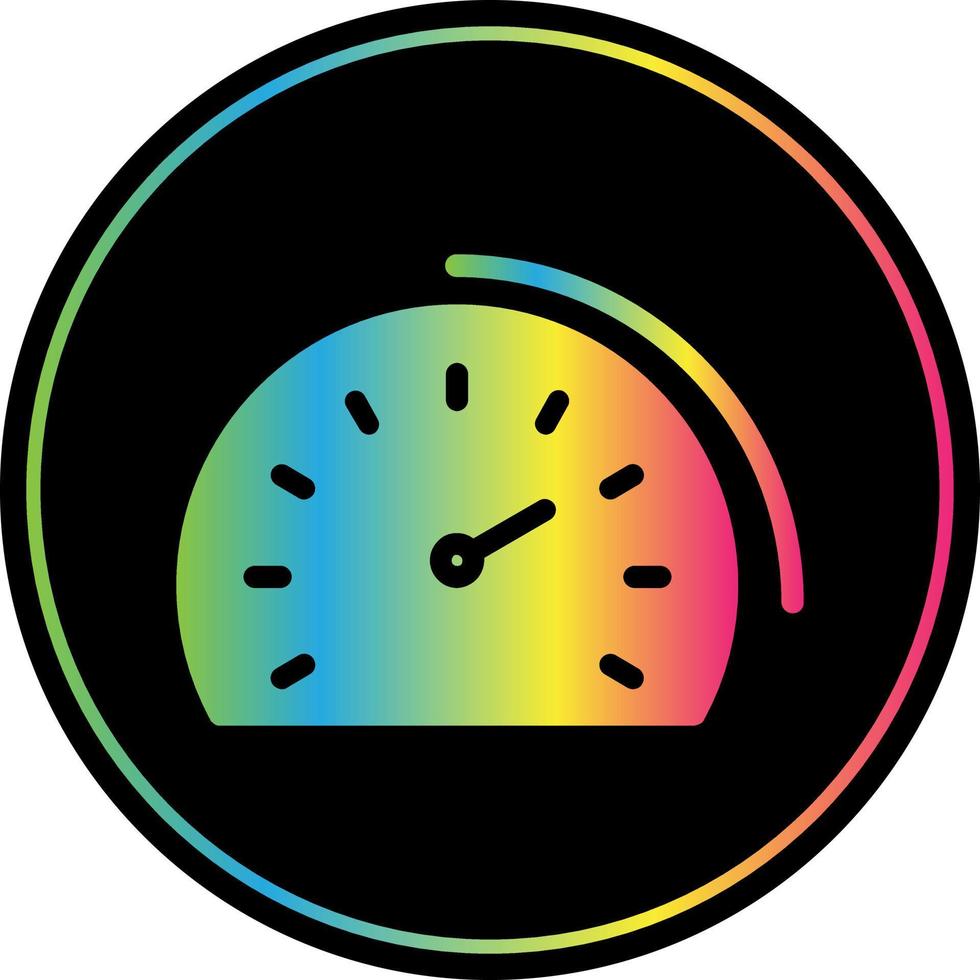 Tachometer Alt Vector Icon Design