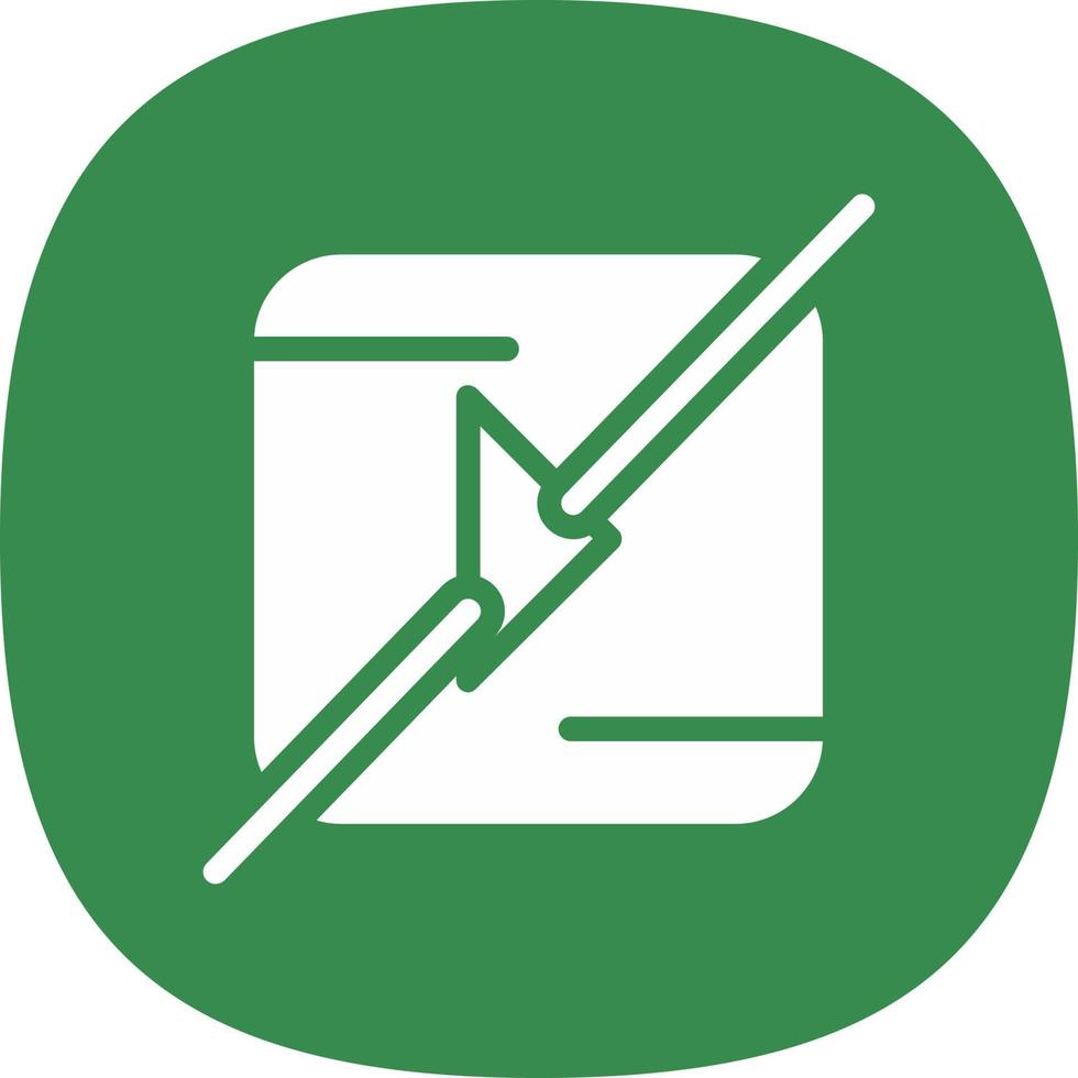 Video Slash Vector Icon Design