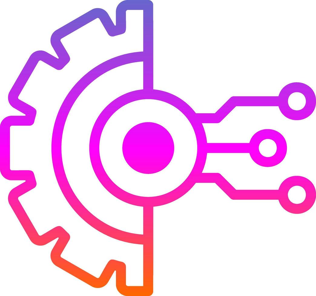 Digital Transformation Vector Icon Design