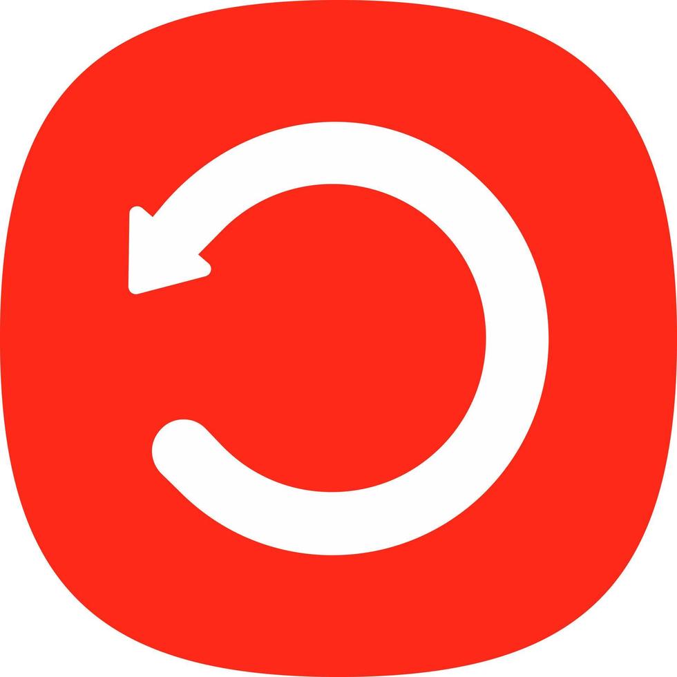 Undo Alt Vector Icon Design