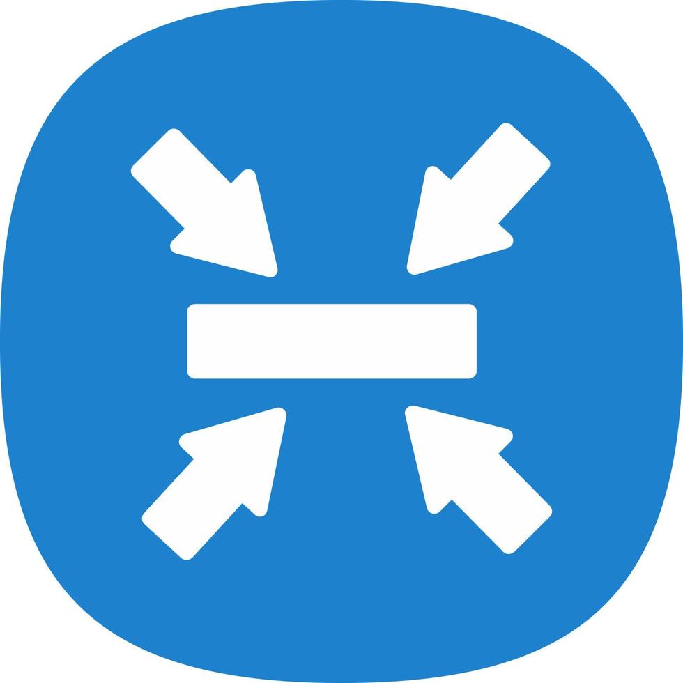 Window Minimize Vector Icon Design