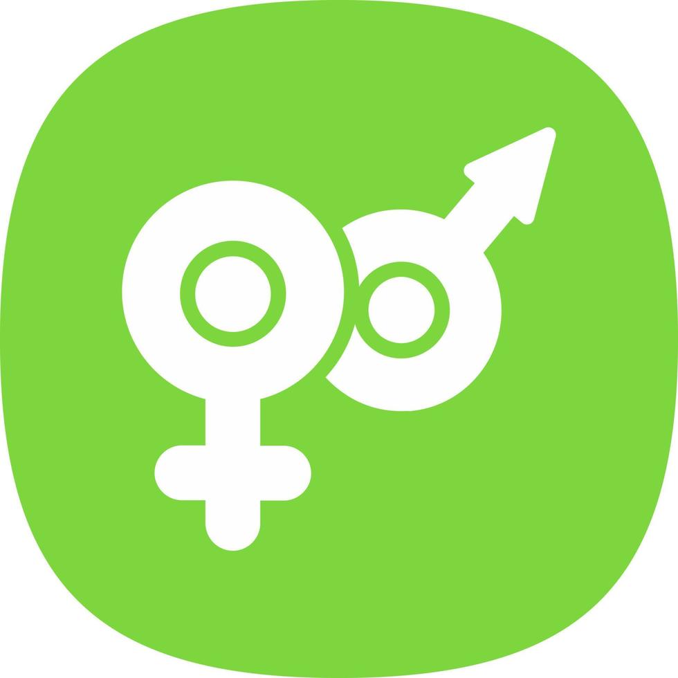 Venus Mars Vector Icon Design