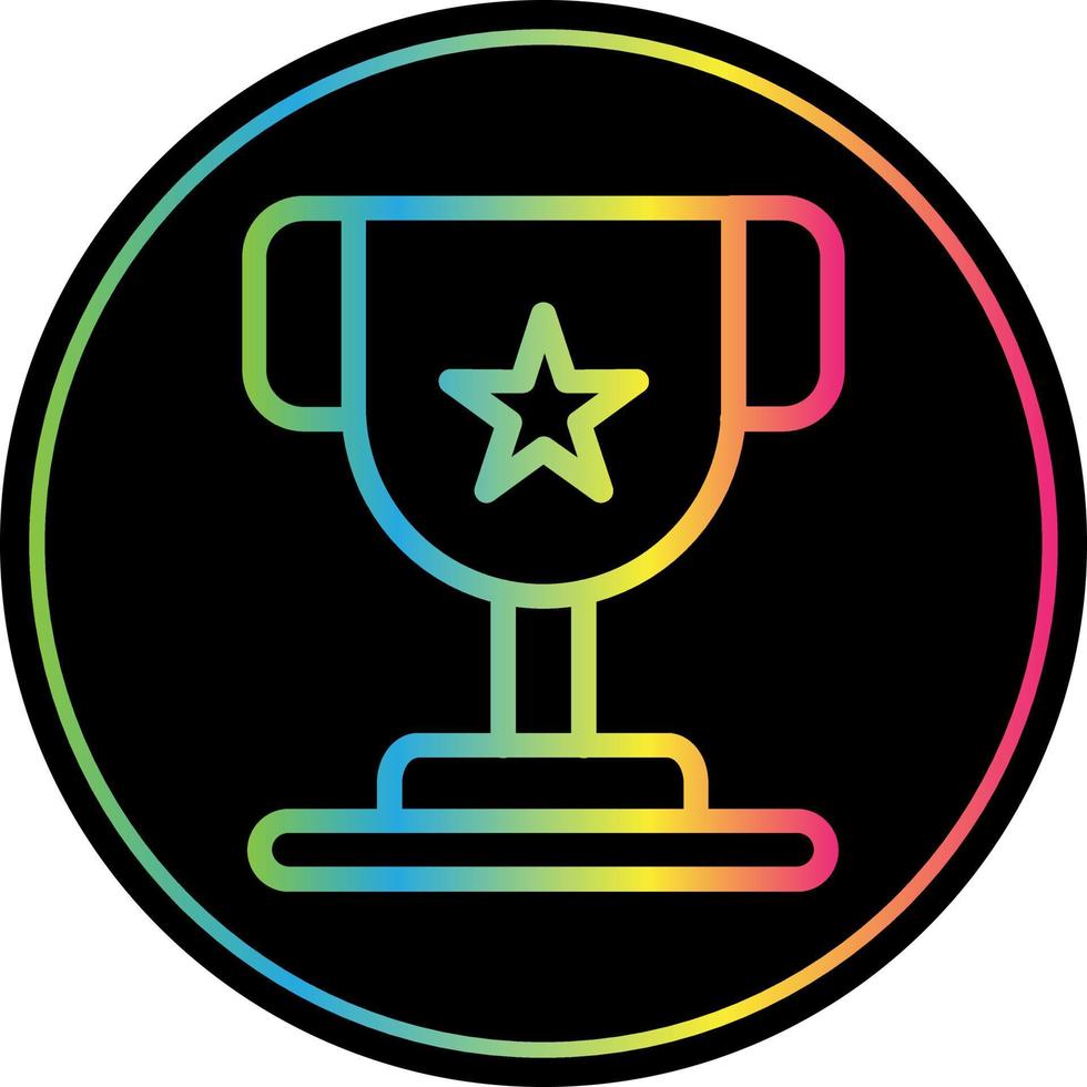 Trophy Vector Icon Design