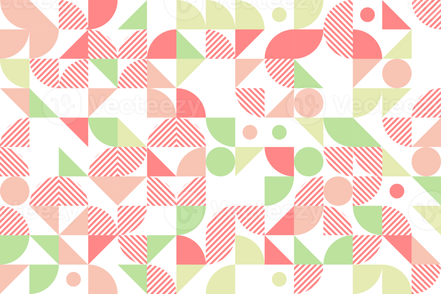 pastel color geometric block seamless pattern png