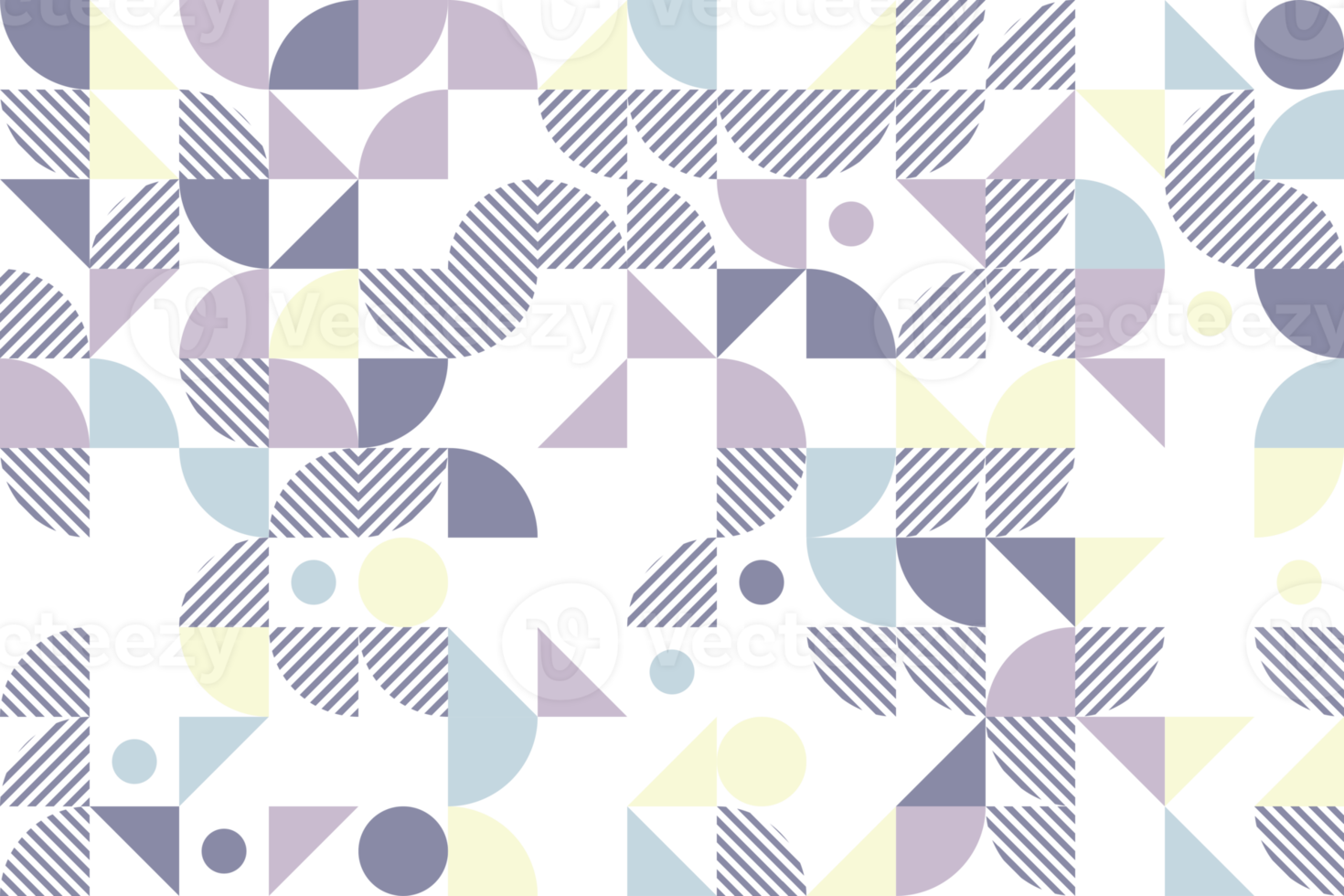 pastel color geometric block seamless pattern png