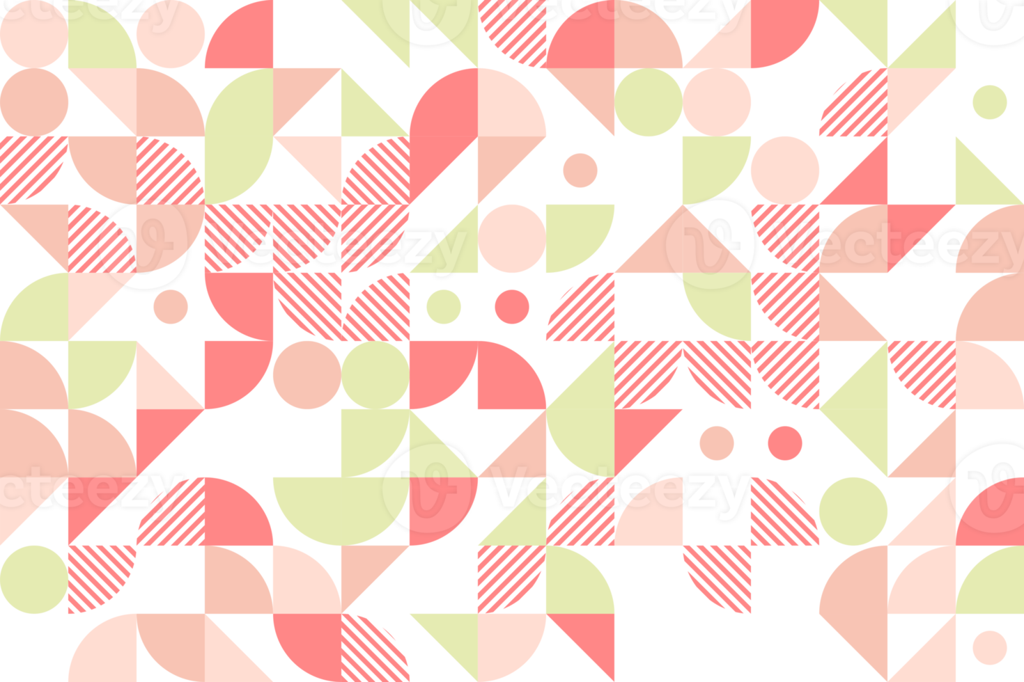 pastellfarbener geometrischer block nahtloses muster png