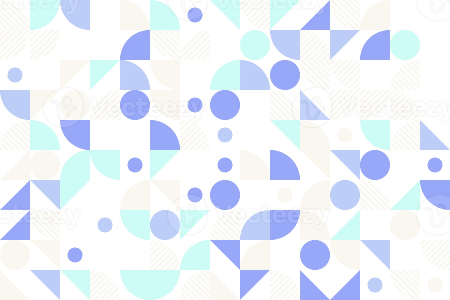 pastellfarbener geometrischer block nahtloses muster png