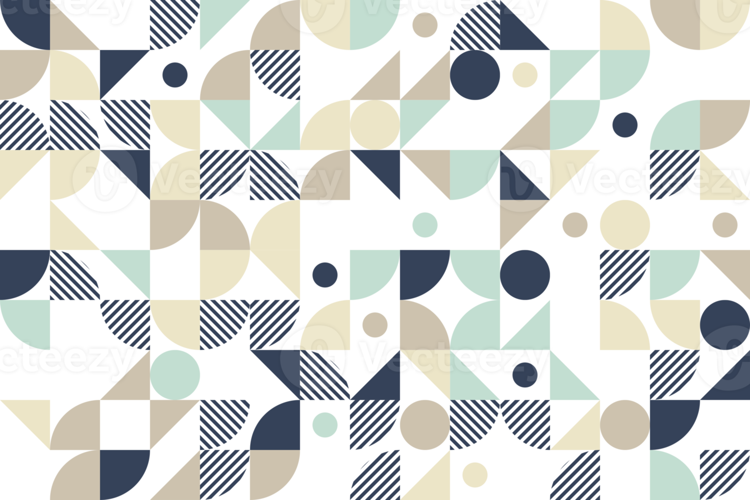 pastel color geometric block seamless pattern png