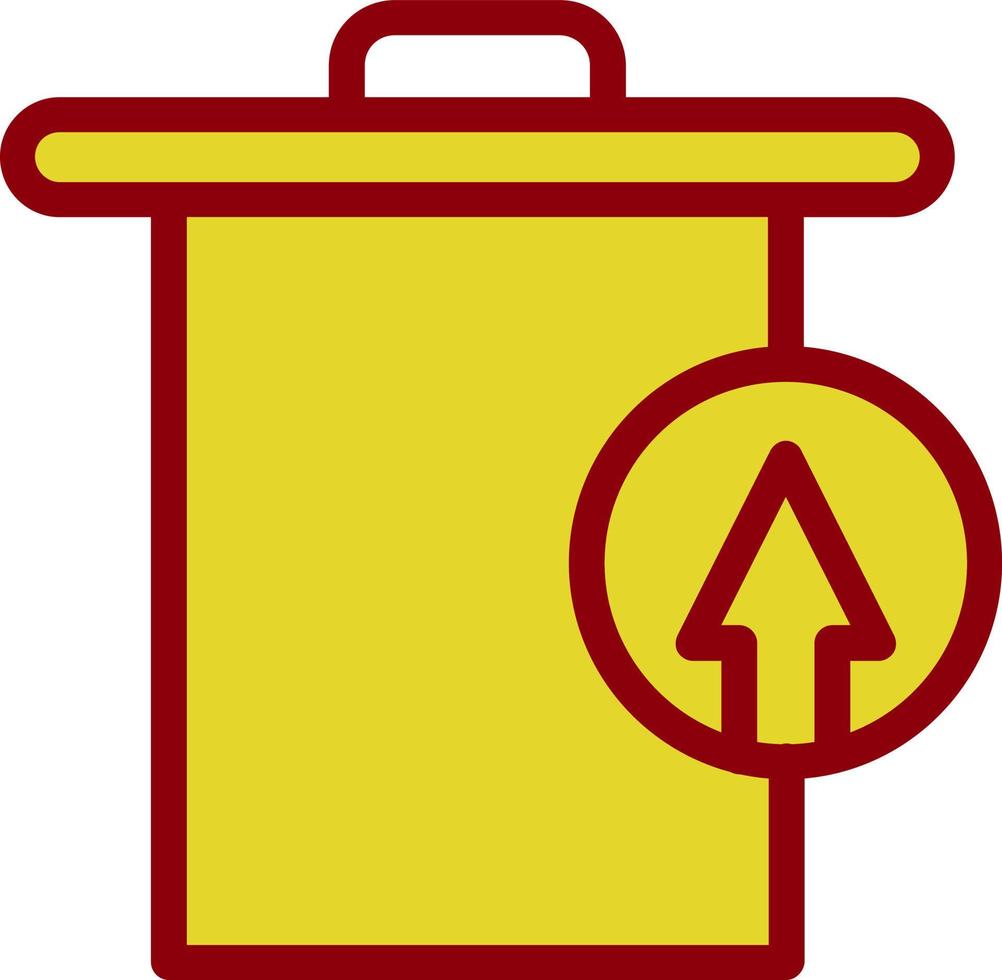Trash Restore Alt Vector Icon Design