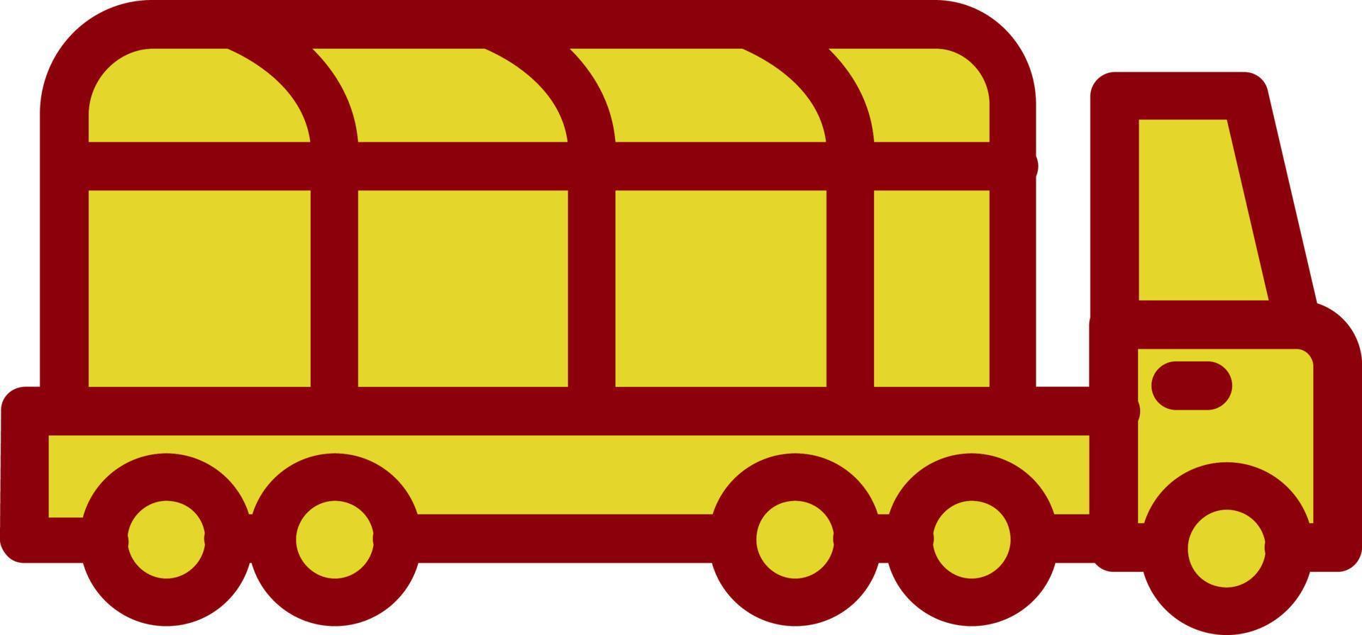 Trailer Vector Icon Design