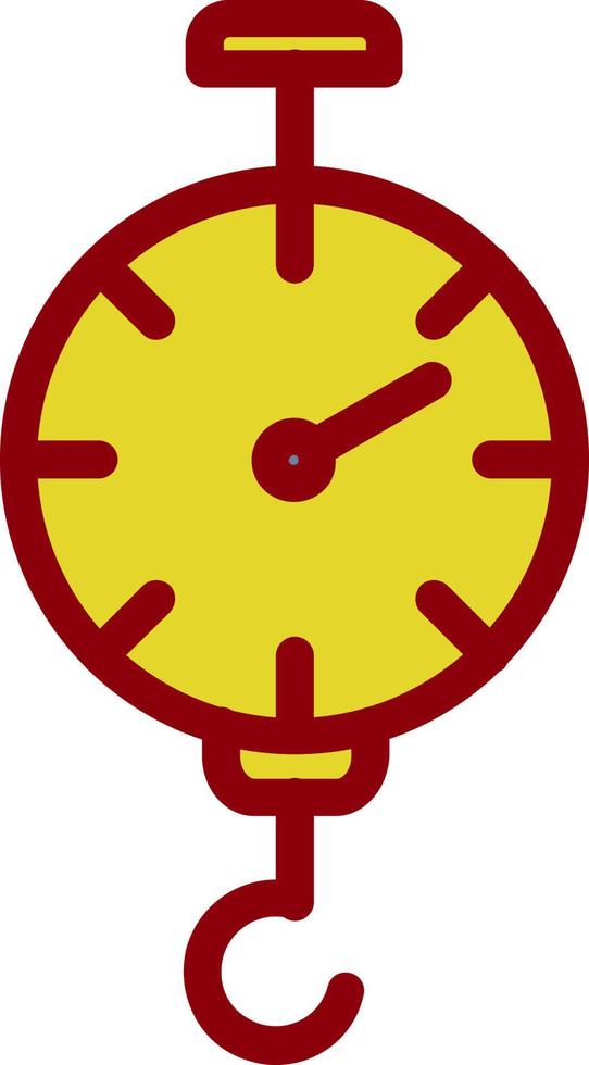 Weight Hanging Vector Icon Design