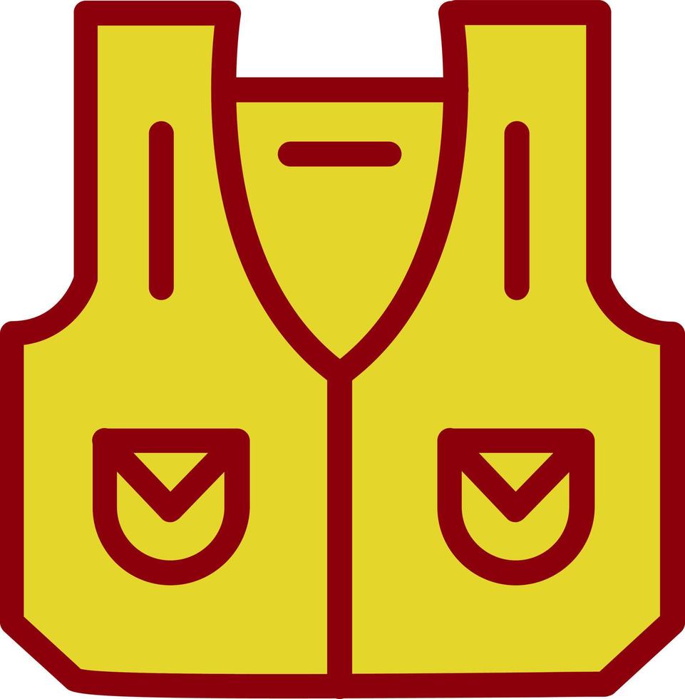 Vest Patches Vector Icon Design