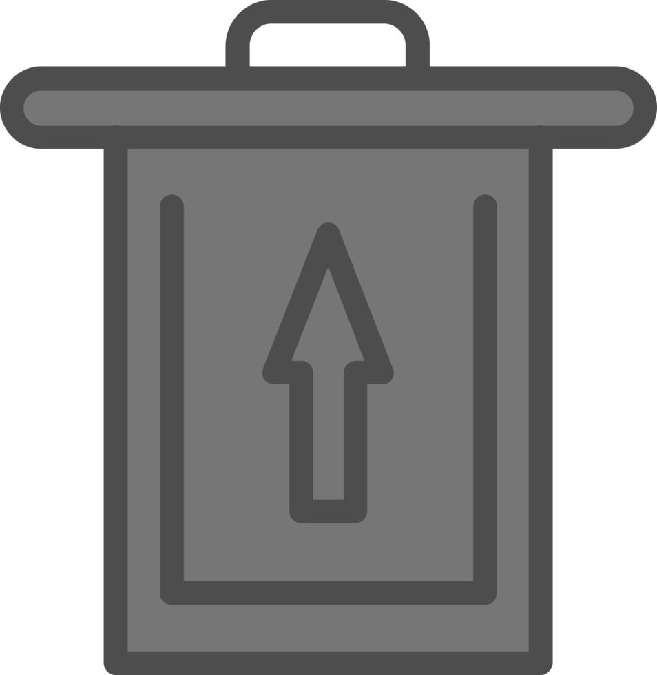 Trash Restore Vector Icon Design