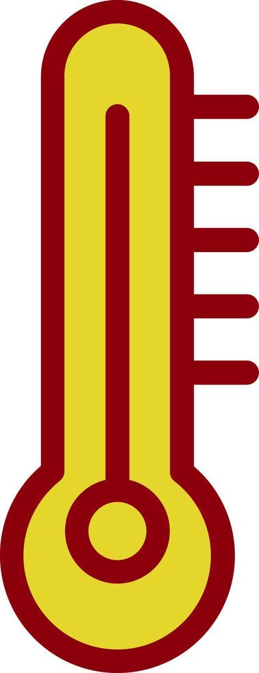 Thermometer Quarter Vector Icon Design