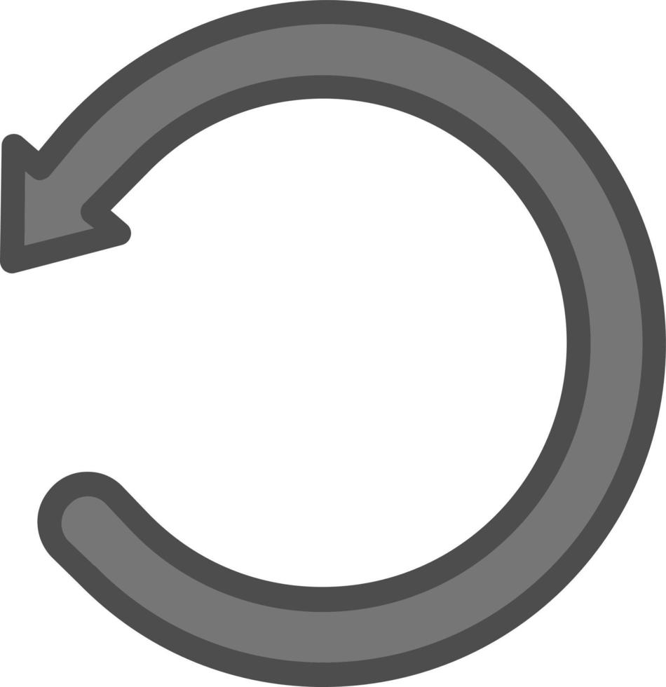 Undo Alt Vector Icon Design