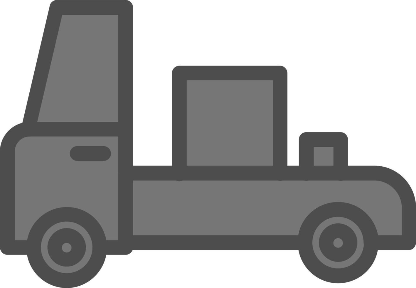 Truck Pickup Vector Icon Design