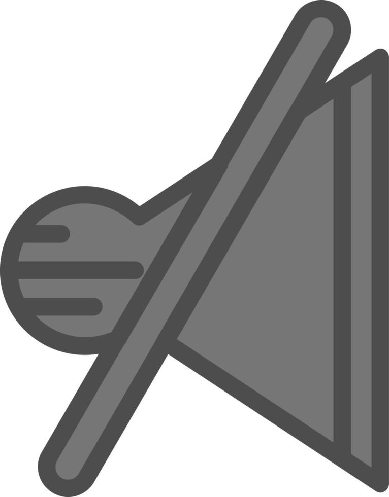 Volume Mute Vector Icon Design